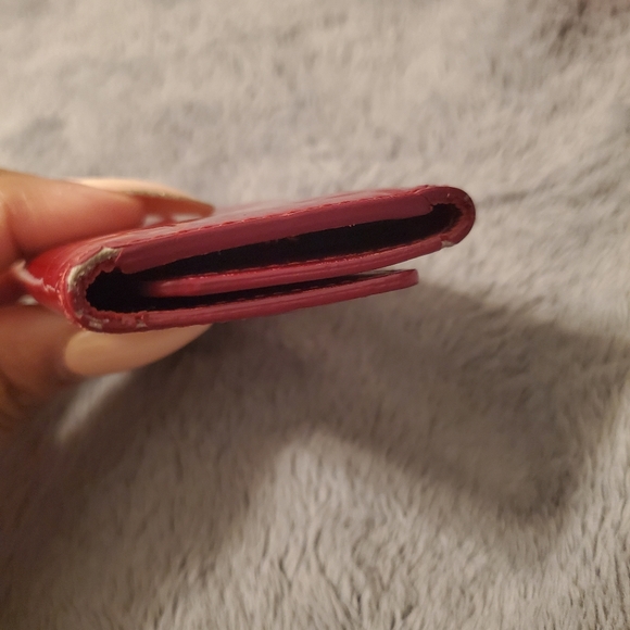 LV Vernis key-holder Wallet /Pant Leather Red - Picture 5 of 7